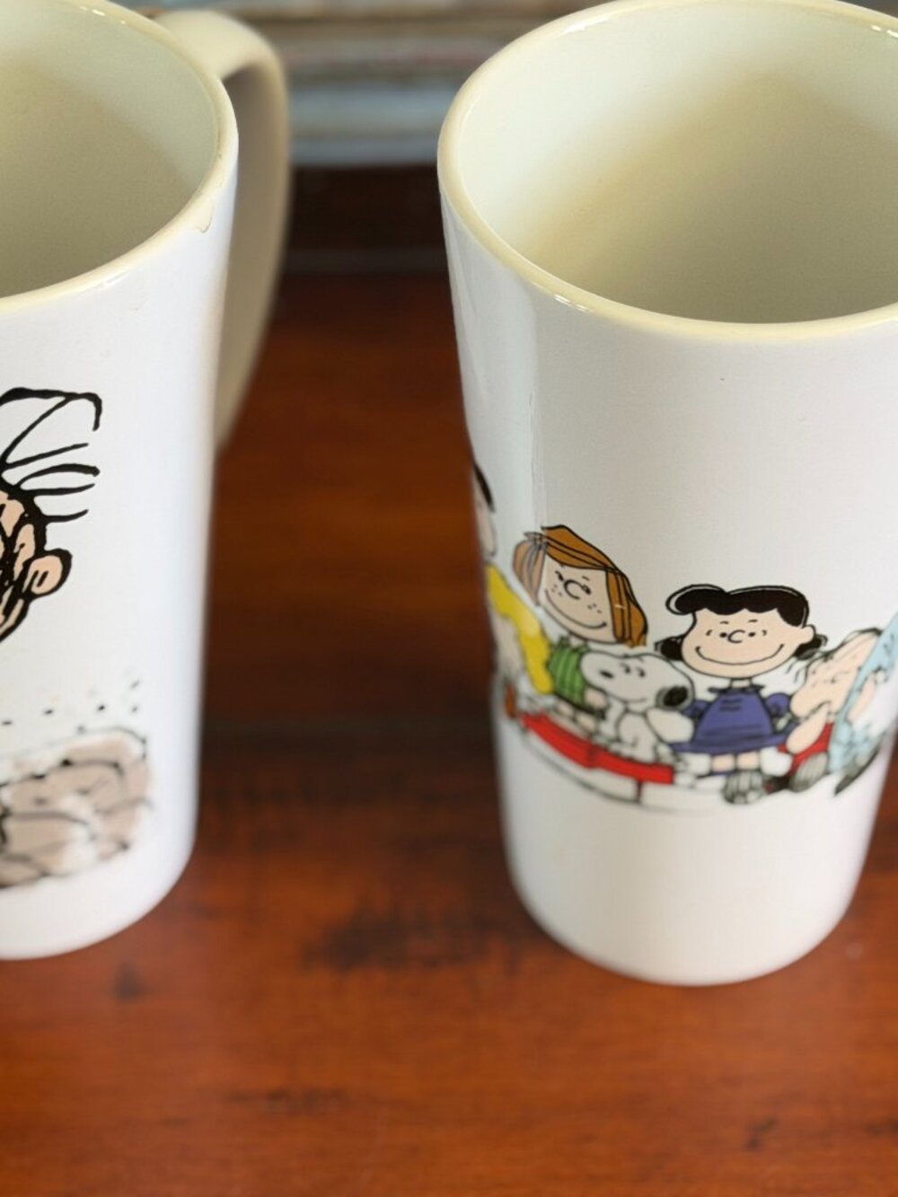 Vintage Peanuts Mugs - Set of Two